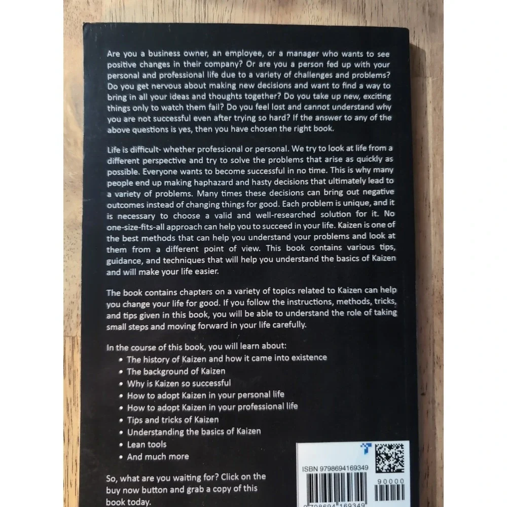 Kaizen: A Comprehensive Beginner's Guide to‎ Learn the Realms of Kaizen from A-Z